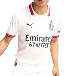 AC Milan Away Collared Short Sleeve Soccer Jersey