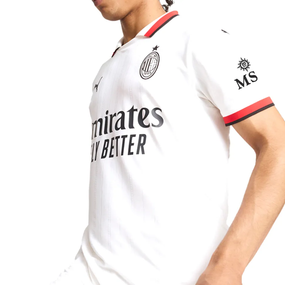 AC Milan Away Collared Short Sleeve Soccer Jersey
