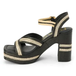 Adelaide Platform Block Heel Ankle Strap Sandals