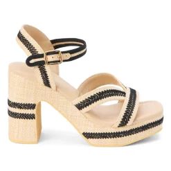Adelaide Platform Block Heel Ankle Strap Sandals