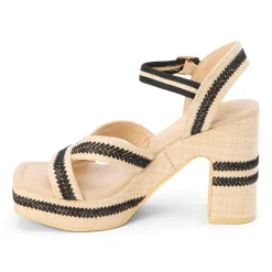 Adelaide Platform Block Heel Ankle Strap Sandals