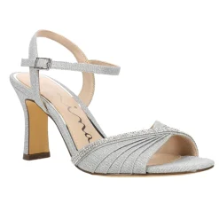 Agnes Rhinestone Ankle Strap Evening Sandals