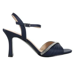 Agnes Rhinestone Ankle Strap Evening Sandals