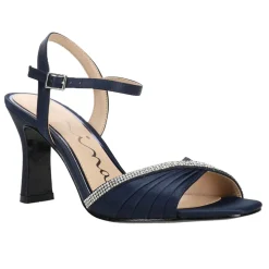 Agnes Rhinestone Ankle Strap Evening Sandals
