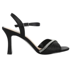 Agnes Rhinestone Ankle Strap Evening Sandals