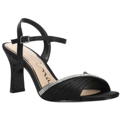Agnes Rhinestone Ankle Strap Evening Sandals