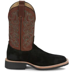 Alamo 11 Inch Roughout Square Toe Cowboy Boots