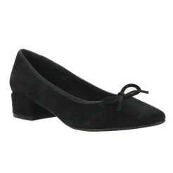 Aleka Round Toe Block Heel Pumps