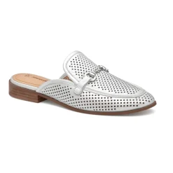 Ali Perforated Bit Mule Loafers