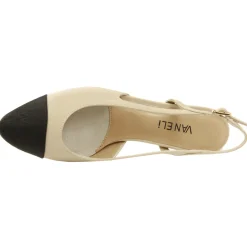 Aliz Round Toe Slingback Pumps