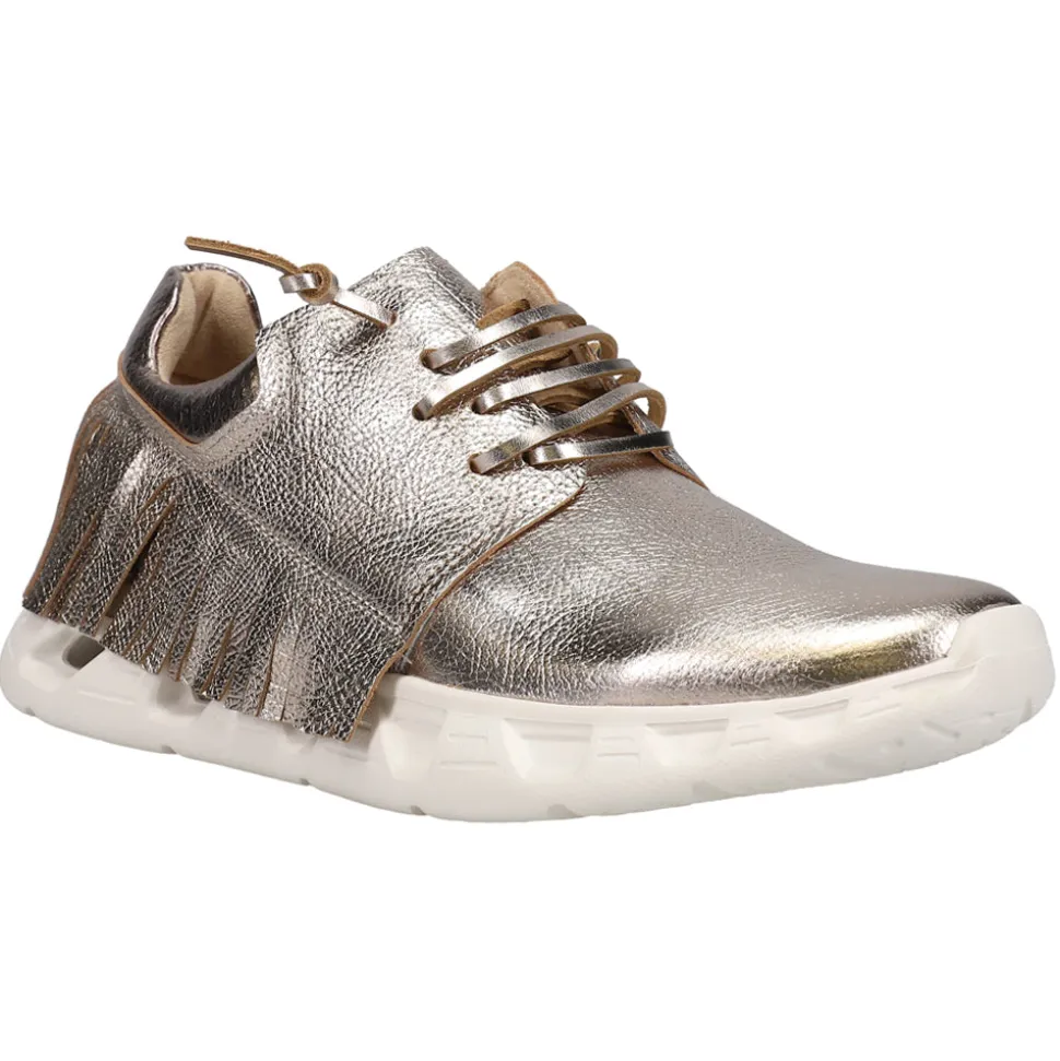Alvina Metallic Lace Up Sneakers