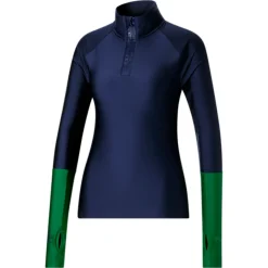 Ambrose Shot Caller Mock Neck Quarter Zip Pullover Top