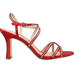 Anna Rhinestone Ankle Strap Sandals
