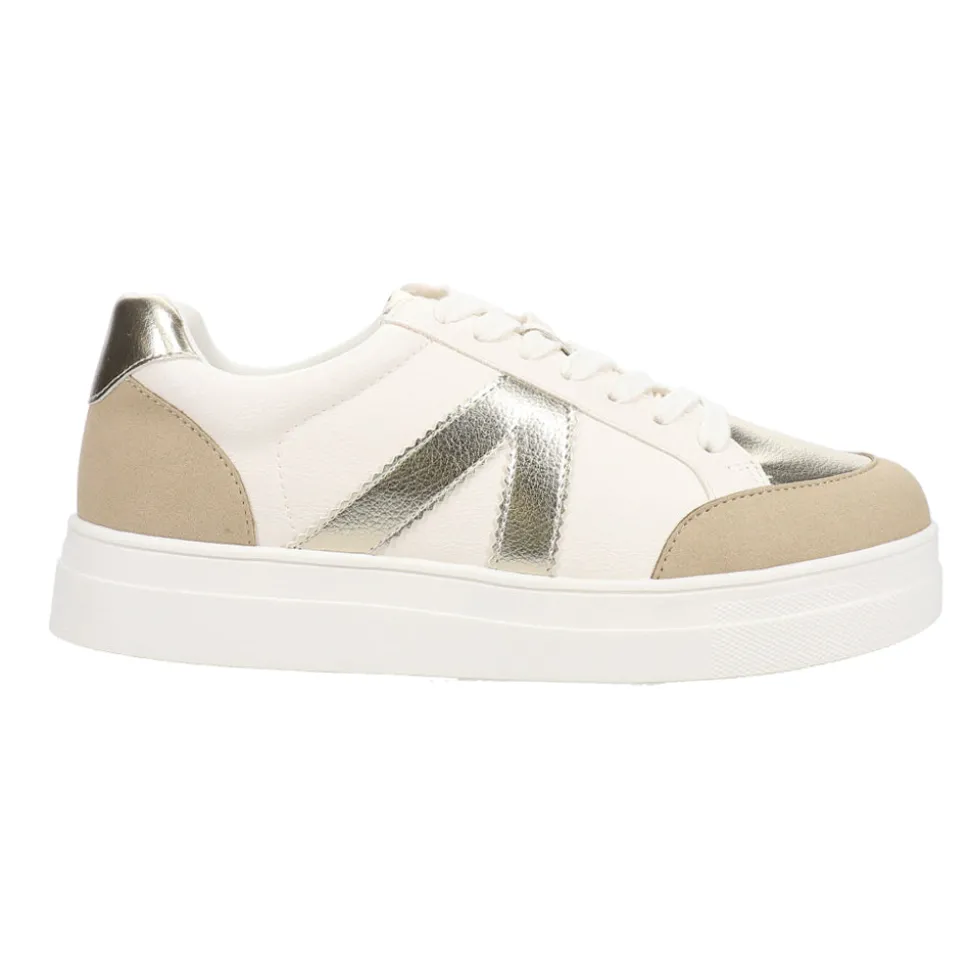 Astra Metallic Lace Up Sneakers