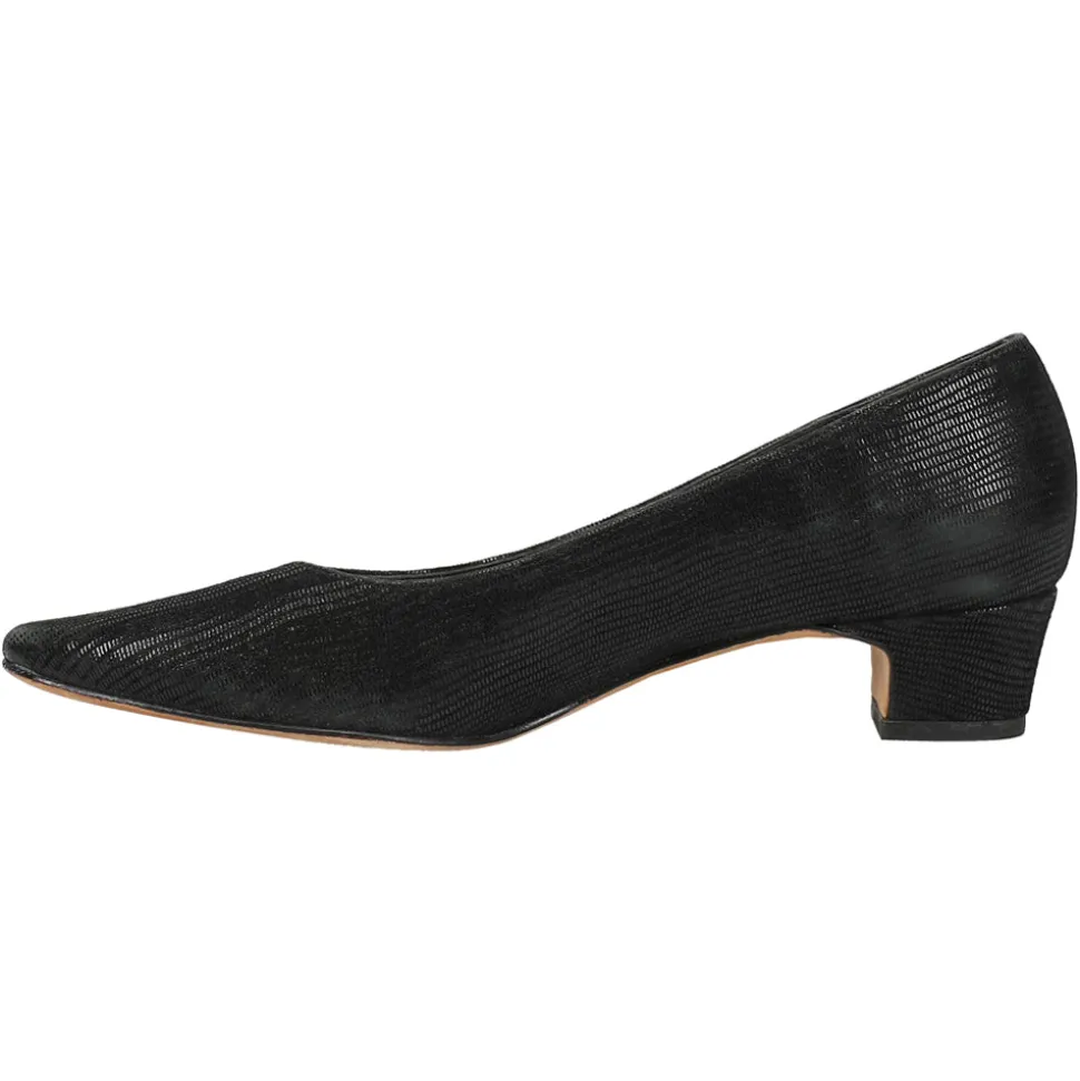 Astyr Pointed Toe Block Heel Pumps