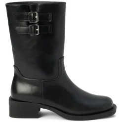 Basil Square Toe Pull On Motorcycle Boots