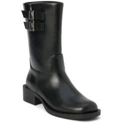 Basil Square Toe Pull On Motorcycle Boots