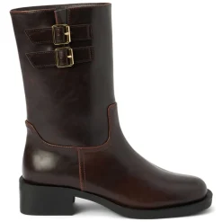 Basil Square Toe Pull On Motorcycle Boots