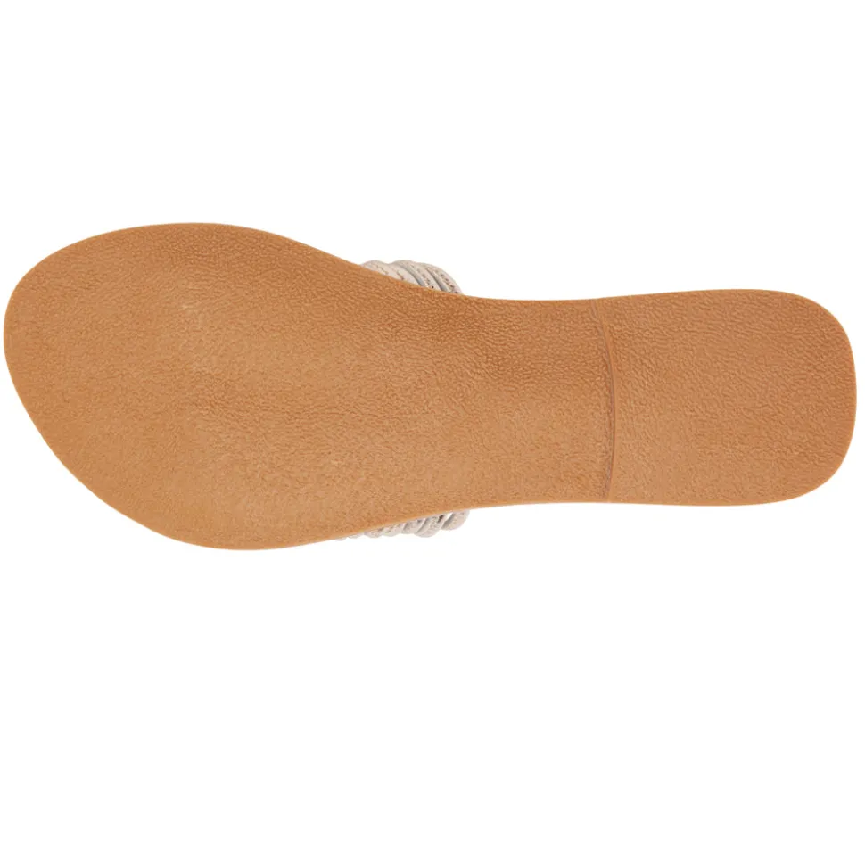 Baxter Metallic Slide Flat Sandals