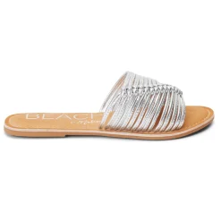 Baxter Metallic Slide Flat Sandals