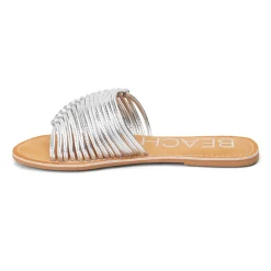 Baxter Metallic Slide Flat Sandals