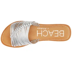 Baxter Metallic Slide Flat Sandals