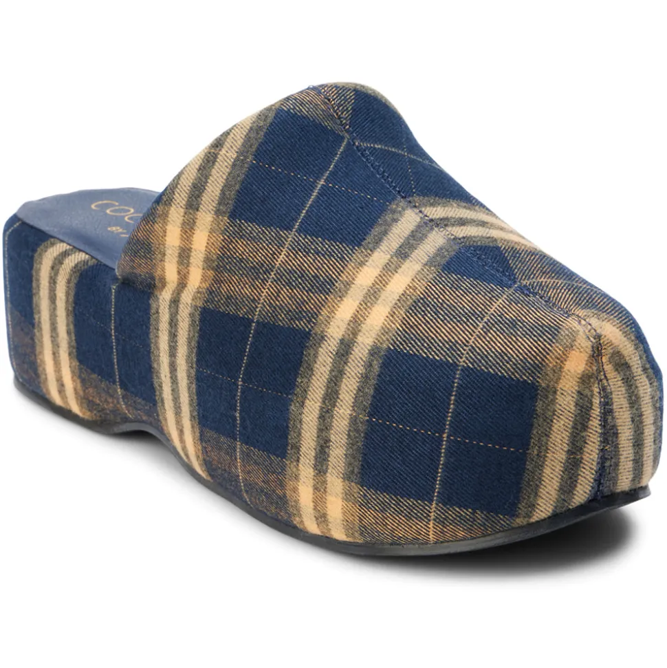 Bella Plaid Platform Mule Clogs