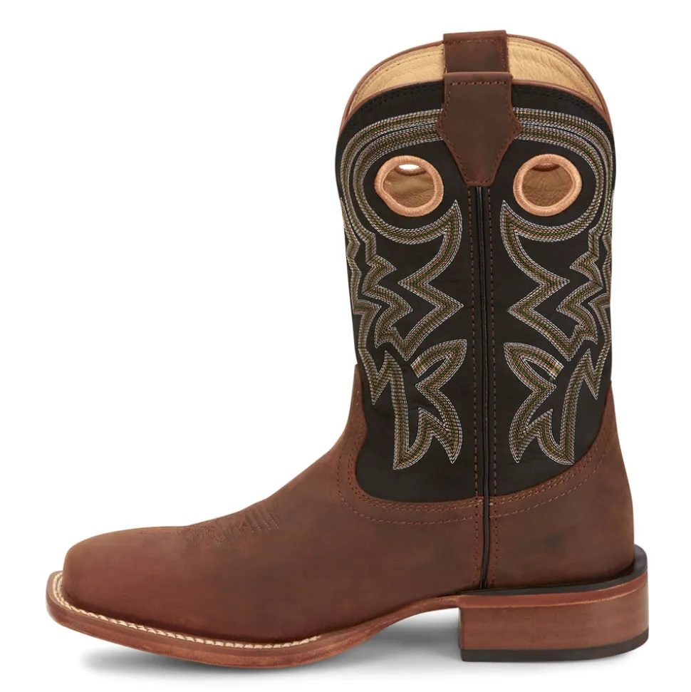 Big News 11 Inch Wide Square Toe Cowboy Boots