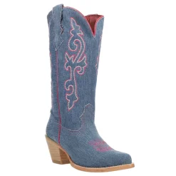 Billie Jean Embroidered Pointed Toe Cowboy Boots