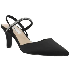 Billie Rhinestone Pointed Toe Slingback Pumps