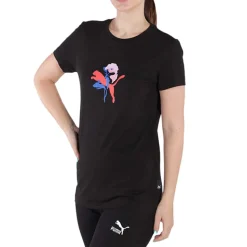 Blossom Day Graphic Crew Neck Short Sleeve T-Shirt