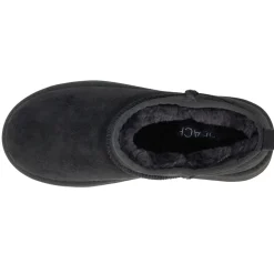 Breckenridge Round Toe Pull On Platform Booties