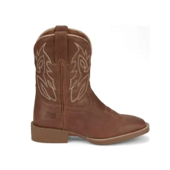 Canter Wide Square Toe Cowboy Boots (Toddler-Big Kid)