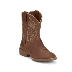Canter Wide Square Toe Cowboy Boots (Toddler-Big Kid)