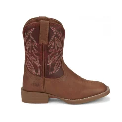 Canter Wide Square Toe Cowboy Boots (Toddler-Big Kid)