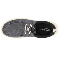 Captain's Moc Chambray Slip On Sneakers