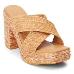 Caravan Block Heel Platform Espadrille Sandals