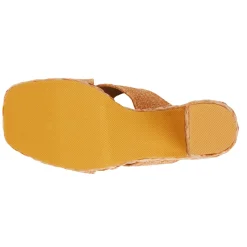 Caravan Block Heel Platform Espadrille Sandals