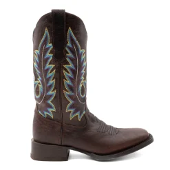 Chase Embroidered Square Toe Cowboy Boots