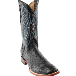 Colt Full Quill Ostrich Square Toe Cowboy Boots