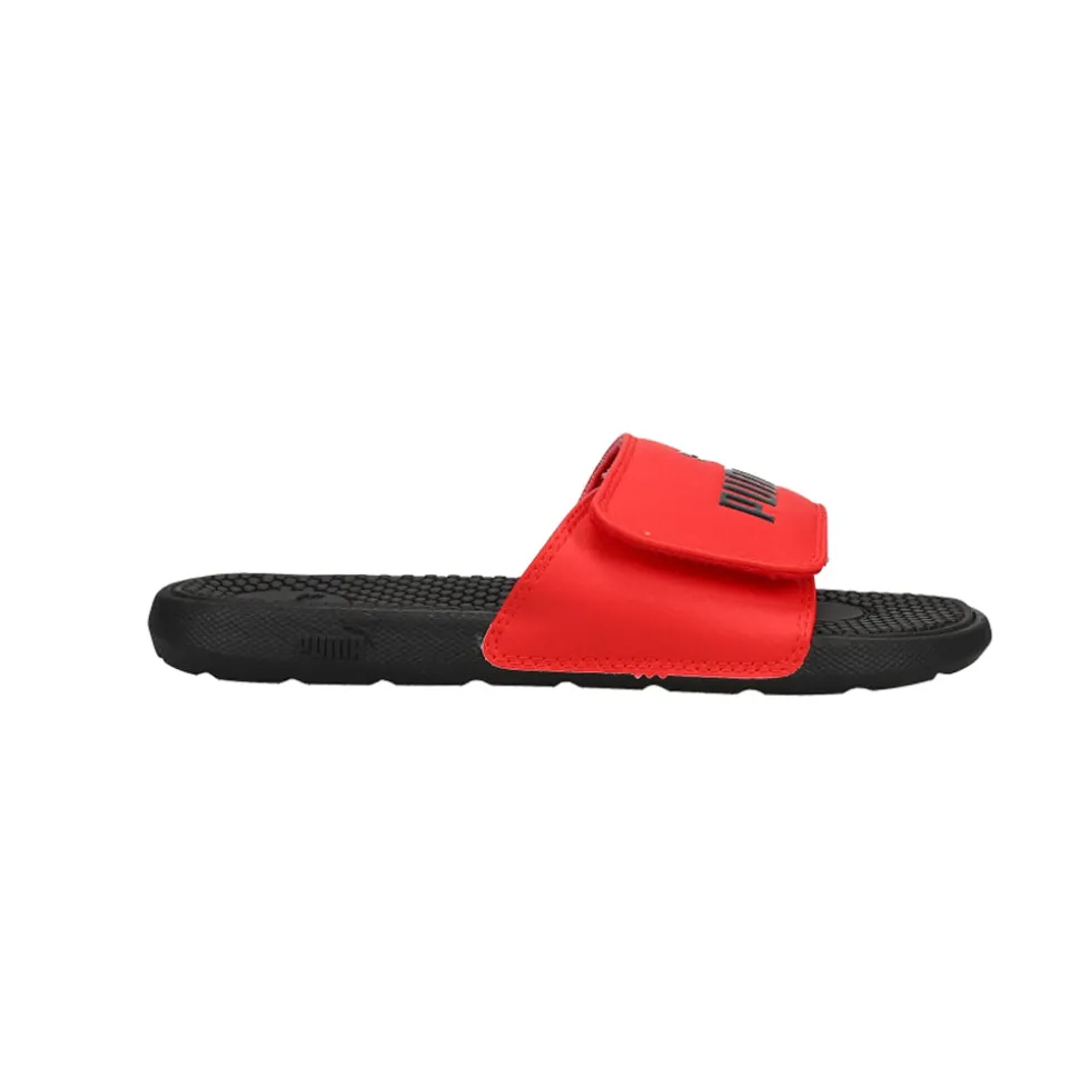Cool Cat V Logo Slide Sandals (Big Kid)