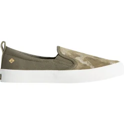 Crest Twin Gore Camo Slip On Sneakers