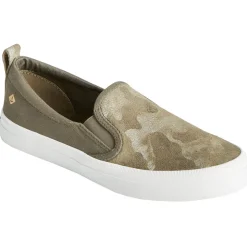 Crest Twin Gore Camo Slip On Sneakers