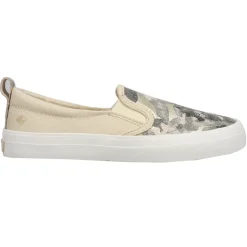 Crest Twin Gore Camo Slip On Sneakers