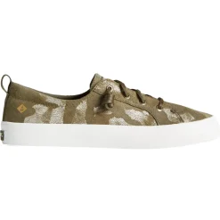 Crest Vibe Metallic Camo Lace Up Sneaker