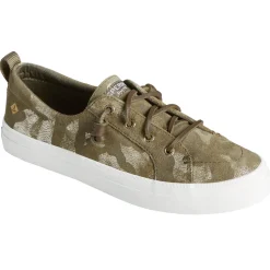 Crest Vibe Metallic Camo Lace Up Sneaker