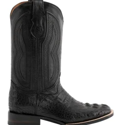 Dakota Hornback Caiman Square Toe Cowboy Boots