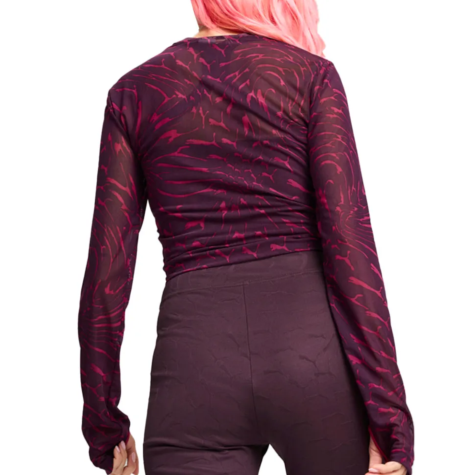 Dare To Graphic Crew Neck Long Sleeve T-Shirt