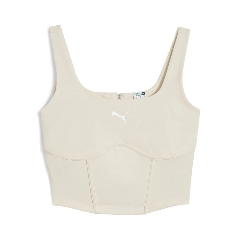 Dare To Gym2k Corset Scoop Neck Tank Top