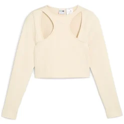 Dare To Muted Motion Crew Neck Long Sleeve Pullover Shirt